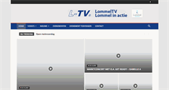 Desktop Screenshot of lommeltv.be