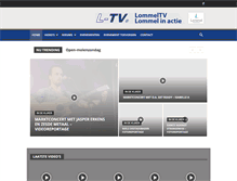 Tablet Screenshot of lommeltv.be